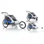 Przyczepka rowerowa dla dzieci bs c03 duo2 wózek buggy + jogger 3w1 Xlc Sklep on-line