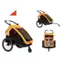 Xlc Przyczepka rowerowa dla dzieci duo s bs c10 2w1 wózek składana amortyzacja pomarańczowa Sklep on-line