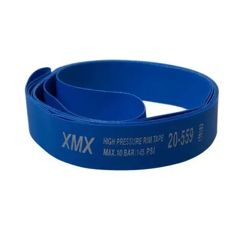 Xmx Opaska nylon na obręcz 26" 20x559mm, niebieska, wysokociśnieniowa