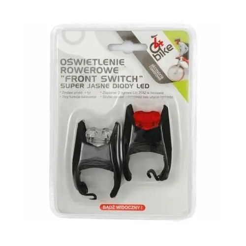 Zestaw lampek rowerowych FRONT SWITCH 4bike